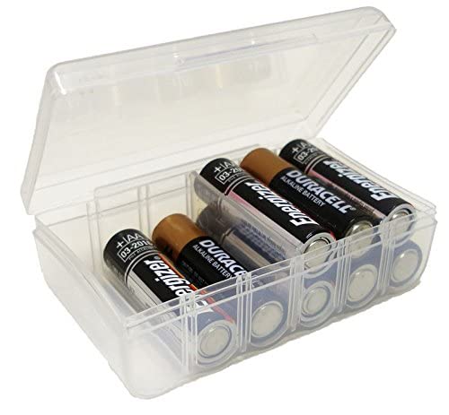 Dial Industries Aa Battery Storage Box (B328Fn), Clear, 12 Aa #TOP3