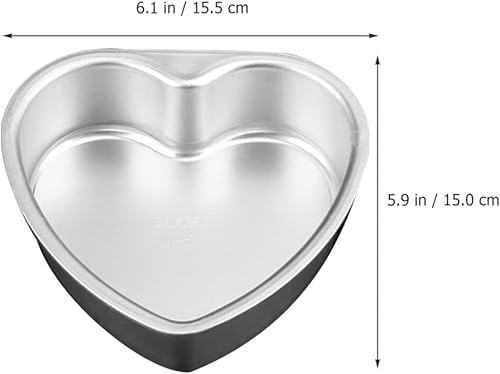 Miniatura 2 de Molde de pastel de corazón Molde para pasteles Molde para hornear jalea Molde para hornear DIY Molde para hornear Molde de flan Pan de postres Cajas