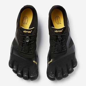 Vibram Tênis de treino masculino Five Fingers, KSO EVO, Preto