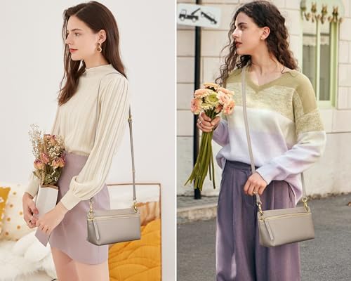 Over Earth Genuine Leather Crossbody Bags for Women Trendy Cross Body Purses Small Top Handle Handbag3