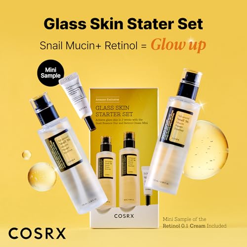 image for COSRX Snail 96% Mucin Power Essence 2ea & Retinol 0.1% Cream Mini Samp