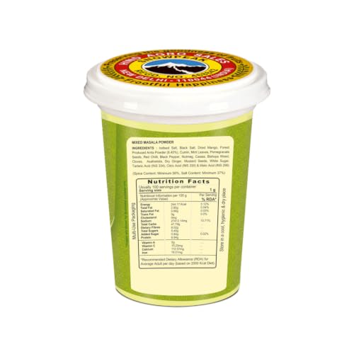 Image of Snowpeak Chaat Masala Enriched With Amla (100g Each (Pack of 4))