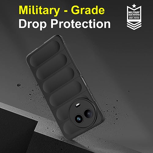 Image of Zapcase Back Case Cover for Realme Narzo 60X 5G | Compatible for Realme Narzo 60X 5G Back Cover | Liquid Silicon Magic Case with Camera Protection | Black