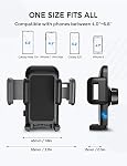 CD Slot Phone Mount for Car, 360° Rotation CD Slot Car Phone Holder Mount, Easy One Touch CD Cell Phone Holder Compatible with iPhone, Samsung, LG, Moto, Huawei, Nokia, and Other Smartphone