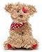Bearington Harry Hugglesmore Valentines Stuffed Animal Puppy Dog with Hearts, 11 inches