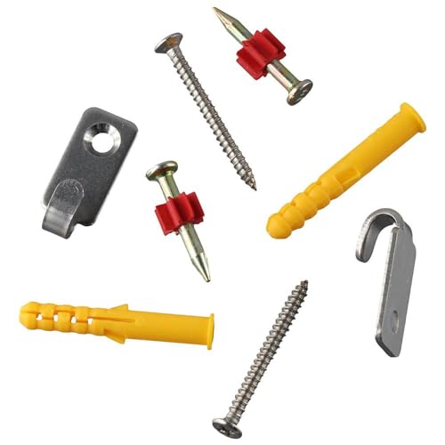 Image of 10 Pcs Picture Hangers Heavy Duty 304 Stainless Steel Picture Hanging Nails Professional Wall Nails Frames Hanging Hooks Wall Hanging Hardware for Home Office