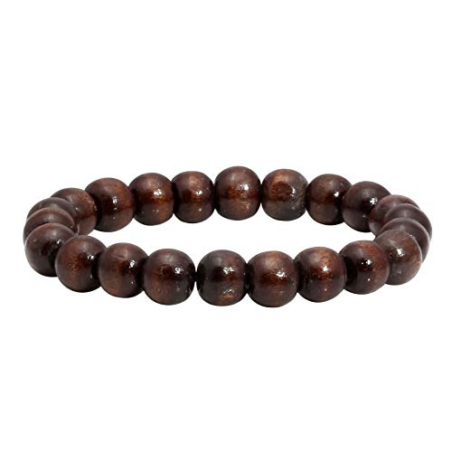 MILAKOO Lava Rock Stone Beads Essential Oil Diffuser Bracelet for Men Women Wood Beads Bracelet