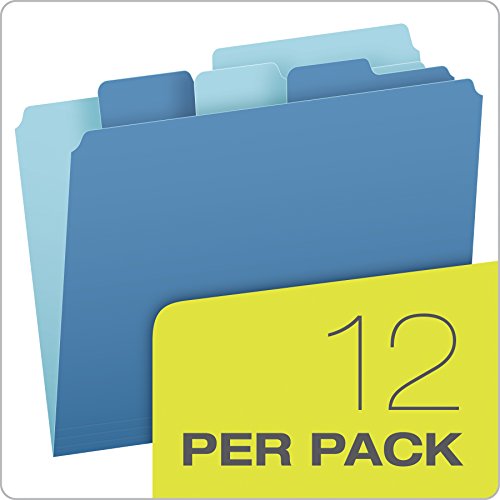 Pendaflex Divide It Up File Folders, Letter Size, Assorted Colors, 12/Pack (10773) #TOP3