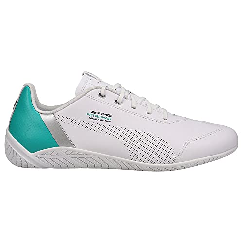 PUMA Mens Mercedes-Amg Petronas F1 Ridge Cat Motorsport Sneakers Shoes Casual - White - Size 11.5 M