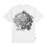 Dolly Noire Icons Maglietta Tao, Unisex, T-Shirt in Cotone, Collezione Ufficiale (IT, Testo, S, Regular, Regular, Bianco)
