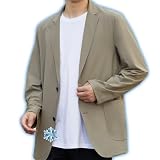 [VICALLED] テーラードジャケット メンズ 夏服 冷感ジャケット uvカット 通気 吸汗速乾 ストレッチ 耐シワ性 ビジネス