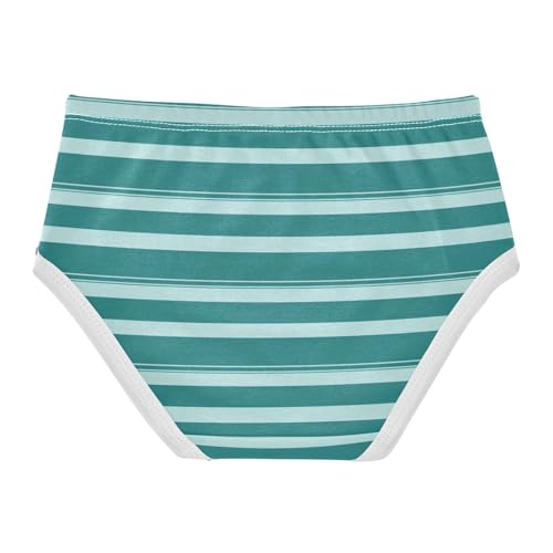Blue Green Stripe Toddler Girls's Underwear 2T 23009192