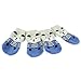 WXBUY Pet Dog Anti-slip Indoor Knit Weave Sock Skid Bottom 4PcsBlue S