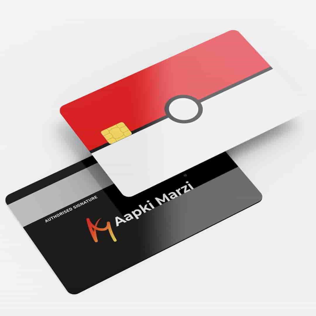 Aapki Marzi Poke Ball Credit/Debit Card Skins, Rectangular Chip Cut-Out,  Matte Finish : Amazon.in: Office Products