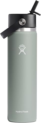 Miniatura 1 de (Hydro Flask) Hydration 24oz Wide Mouth Flex Straw Agave