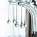 H&D 10pcs 5.9inch Large Suncatcher Crystal Raindrop Chandelier Prisms Hanging Drops Pendants Sun Catchers DIY Parts (Clear)