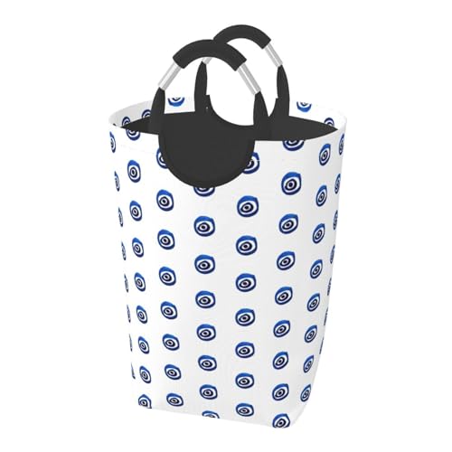Evil Eyes - Cesta portátil para ropa sucia, organizador grande para ropa sucia