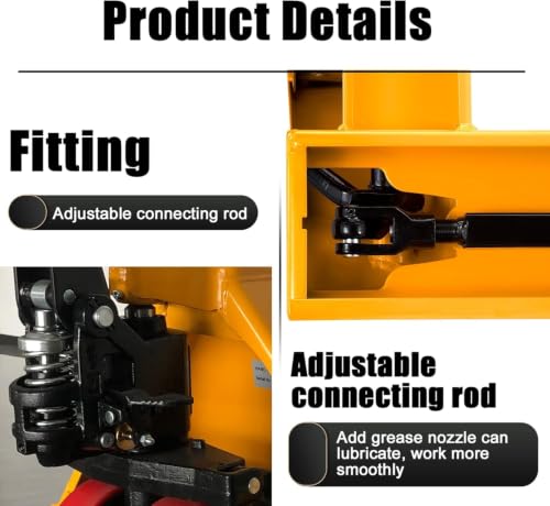 Image of APOLLOLIFT Pallet Jack Truck 5500 lbs Capacity, 48 inch x 21 inch Heavy Duty Forks