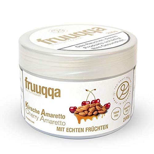 Fruuqqa Shisha Tabakersatz Nikotinfrei 200gr Kirsch Amaretto