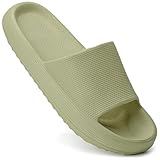 Happy Lily Cloud Slides for Women, Slippers for Men, Womens Sandals, Pillow Slides Shower Shoes House Slippers Beach Sandals, 7-8 Women/5.5-6.5 Men