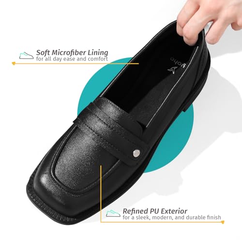 Image of YOHO Stella Loafers for Women | Comfortable & Stylish Bellies | Fashion Moccasins with Footpharma Footbed | Slip-on for Casual & Formal Wear | 002