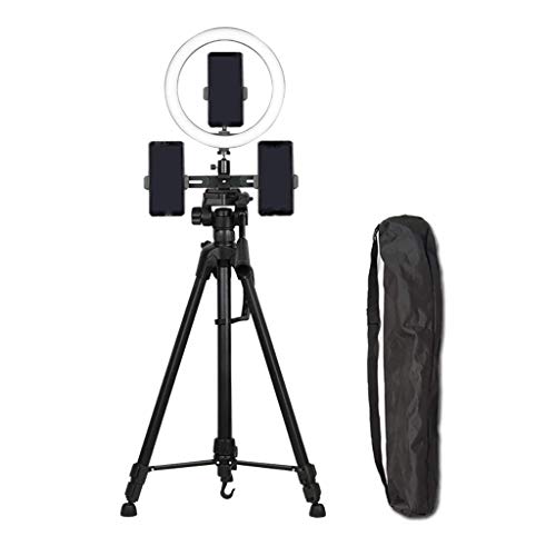 XYSQWZ Handyhalter Für Beauty Fill Light 3-Kamera-live-Broadcast-Support-stativ 10-Zoll-led-ringlicht-stativ (größe: B)