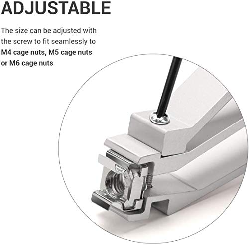 Infitronic - INWK01PRO – Käfigmuttern Zange & Befestigungswerkzeug für Käfigmuttern Einbau & Ausbau