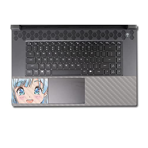 Image of MightySkins Carbon Fiber Skin Compatible With Alienware M17 R5 (2022) Full Wrap Kit - Personal Space | Protective Durable Textured Carbon Fiber Finish | Easy To Apply & Change Styles | Made in the USA