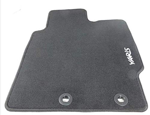 Tapis de sol pour Toyota Yaris 2017-2020 référence PW210-0D020-C0 textile noir