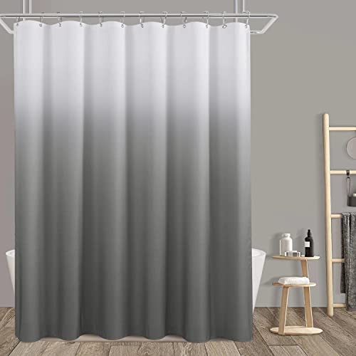 SPWIY Grey Shower Curtain 84 Inch for Bathroom, Extra Long