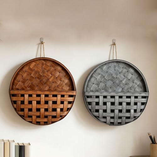Decoración de pared de círculos de madera hecha a mano para plantas 3