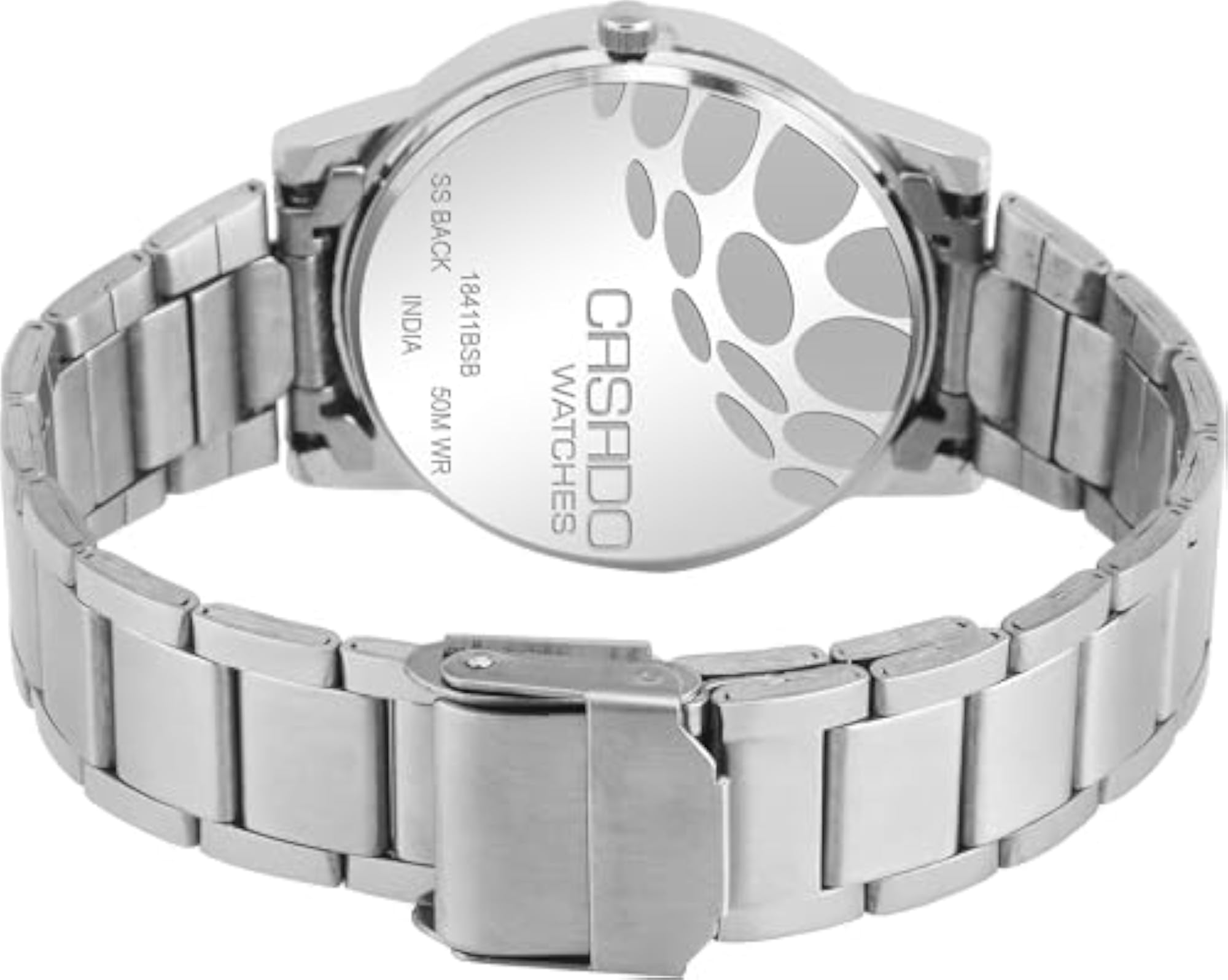 Women's Stylish Stainless Steel Round Analog Quartz Movement Watch