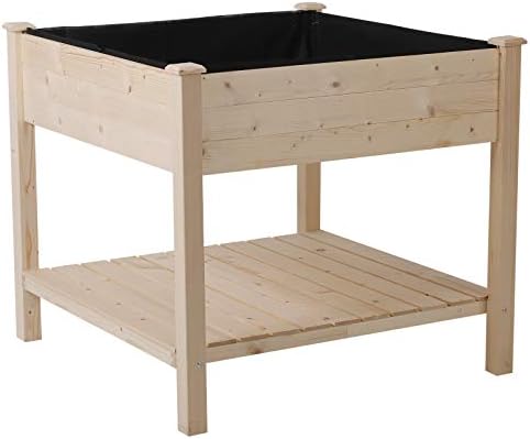 Outsunny Huerto Urbano Tabla de Crecimiento Mesa de Cultivo Vinta...