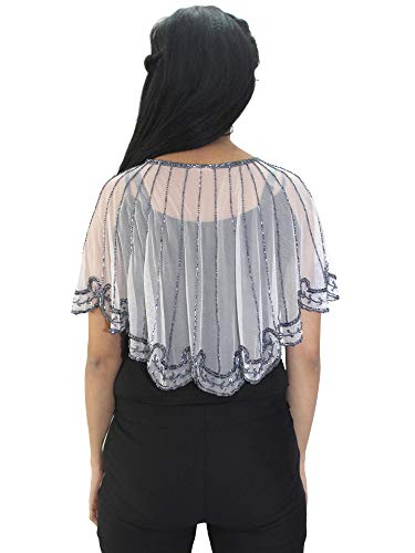 Image of Matelco Women's net Embellished Poncho