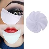 SHANPIN 100 Pieces Eyeshadow Shield Eyeshadow Gel Pad Patches Eyeshadow Stencils for Eyelash Extensi