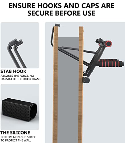 Pull Up Bar For Doorway, Folable Chin Up Bar For Home Workout Training Equipment For Men, Ergonomic Design Hand Bar #TOP4