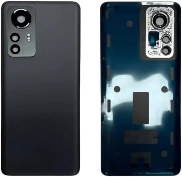 YOOOKOOO Compatible Rear Back Cover for Xiaomi Mi 12S Pro – Battery Door Housing Replacement Part (Purple no Lens)