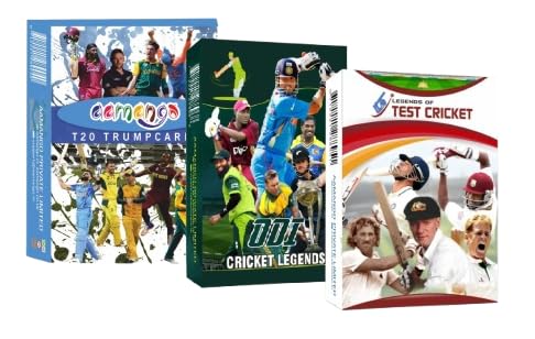 Aamango Teen International Cricket Collection Card Game (T20 + Test Legends + ODI Legends)
