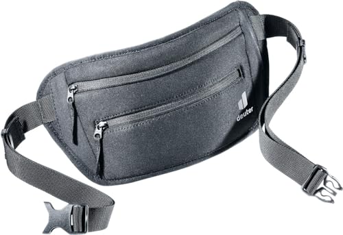 Sac banane deuter Neo Belt II noir en néoprène souple pour smartphone et clés