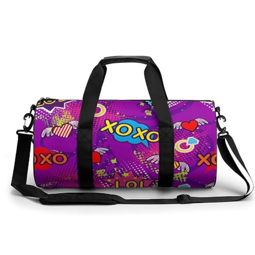 Sac de sport garçon idéal pour gym et camping de dimensions 45x23x23cm