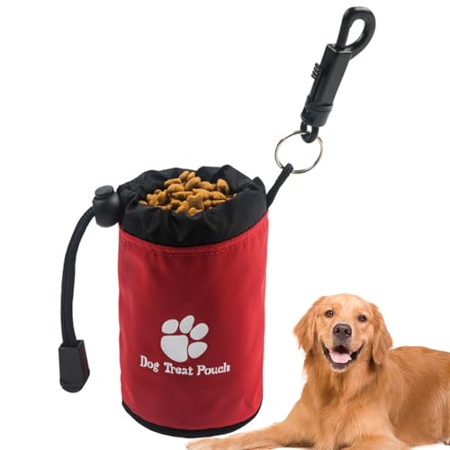 Bolsa de entrenamiento para mascotas - Accesorio de correa con bolsa de precio | Bolsa de dulces para cachorros, paseos, juguetes y aperitivos diarios, rojo, ver descripción, Ver descripción