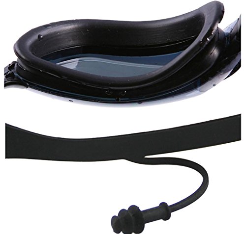 Deggod Swim Goggles, Black Swimming Pool Goggles No Leaking Anti Fog Uv Protection For Adult Men Women Youth Kids Child, Waterproof Swim Goggles With Free Protection Case #TOP2