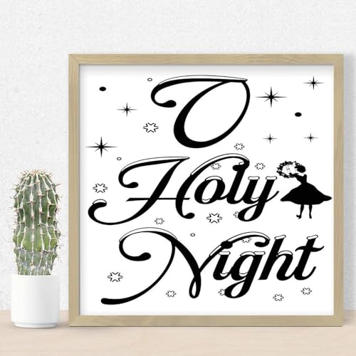 Plaque murale O Holy Night : habillez vos murs vides avec une touche de foi rustique