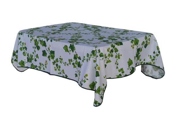 Tovaglia Rettangolare Angerer In Cotone – Design Edera – Made In Germany – Lavabile A 30° (160 Cm Rotondo? Attenzione)