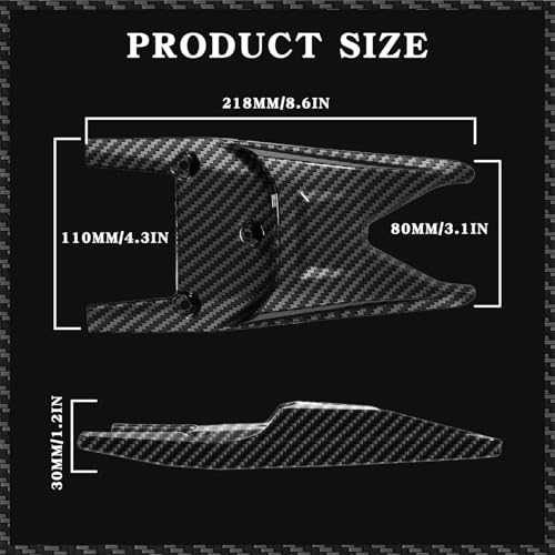 Image of Dirt Bike Rear Fender Mudguard Plastic for Talaria Sting X3 XXX | Electric Dirt Bike Carbon Fiber Pattern Fender