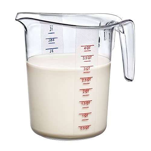 Amazing Abby - Melissa - 128-Ounce Plastic Measuring Pitcher (1-Pack), 16-Cup (4-Quart) Food-Grade Measuring Jug, Unbreakable, Stackable, Dishwasher-Safe, Great for Oil, Vinegar, Flour, and More by Amazing Abby - Image 5