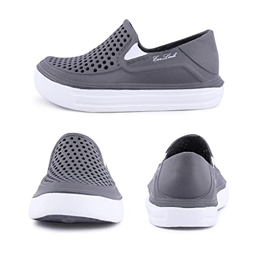 Toddler Unisex-Child Garden Clogs Slip-On Water Shoe Slip On Breathable Sneaker For Toddlers Lightweight Close Toe Sandals Quick Dry Clog For Boys And Girls Beach Sandals Winter Shoes (Grey, Numeric_5)) #TOP1