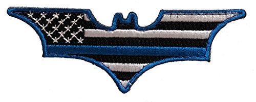 Batman Thin Blue Line Morale Patch Police Law Enforcement