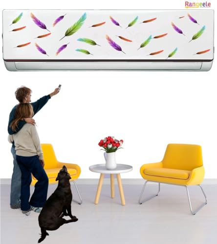 Image of 'Abstract colour splash illustration'' AC Sticker (96 cm x30 cmx 24 cm) (Multicolour 4)