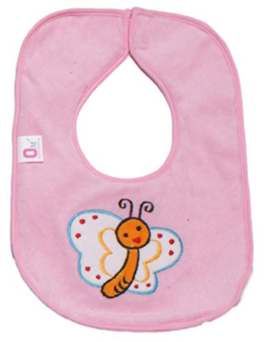 Image of Waterproof Animal Print Baby Bibs with Self Sticking Tape for 0-12 Months 3PK